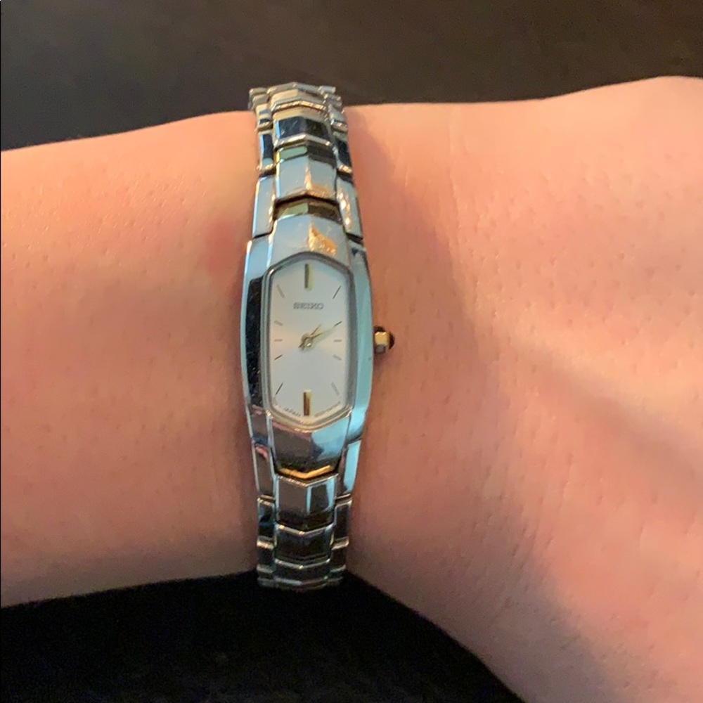 Seiko Gold and Silver Watch